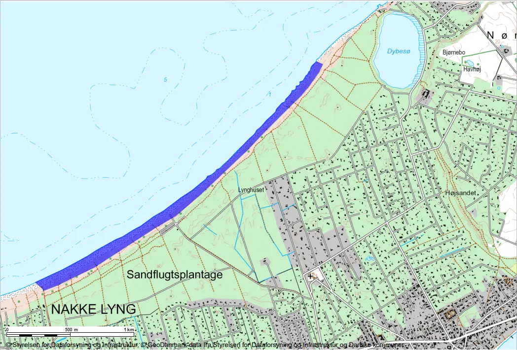 Rørvig Strand - Kort